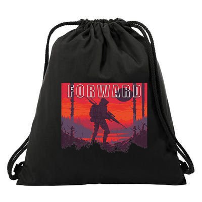Forward Observations Group. Fog Retro Scout Drawstring Bag