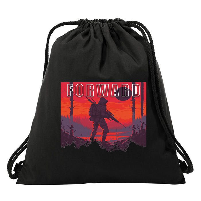 Forward Observations Group. Fog Retro Scout Drawstring Bag