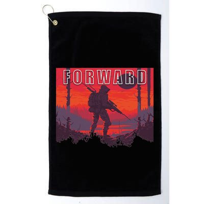 Forward Observations Group. Fog Retro Scout Golf Towel
