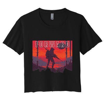 Forward Observations Group. Fog Retro Scout Crop Top