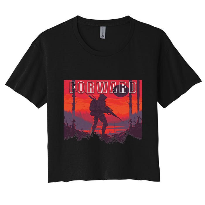 Forward Observations Group. Fog Retro Scout Crop Top