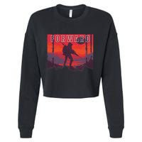Forward Observations Group. Fog Retro Scout Cropped Pullover Crew