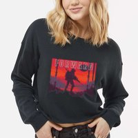 Forward Observations Group. Fog Retro Scout Cropped Pullover Crew