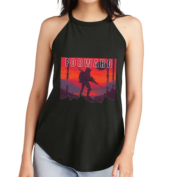 Forward Observations Group. Fog Retro Scout Women's Perfect Tri Rocker Tank