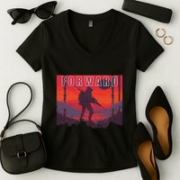 Forward Observations Group. Fog Retro Scout Women's V-Neck T-Shirt