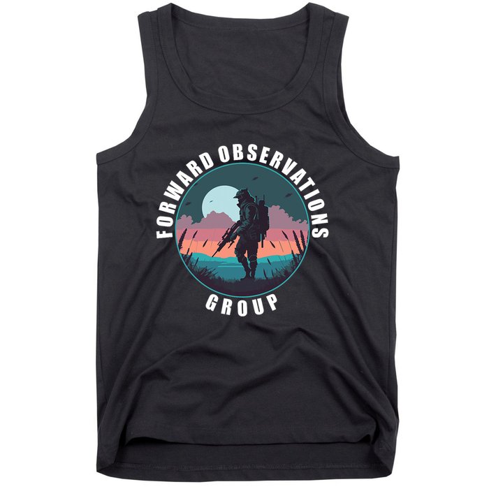 Forward Observations Group Fog Retro Scout Tank Top