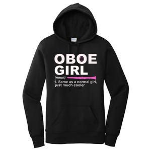 Funny Oboe Girl Definition Funny Oboe Women's Pullover Hoodie