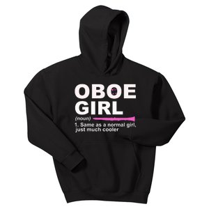 Funny Oboe Girl Definition Funny Oboe Kids Hoodie