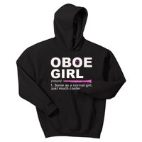 Funny Oboe Girl Definition Funny Oboe Kids Hoodie