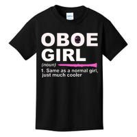 Funny Oboe Girl Definition Funny Oboe Kids T-Shirt