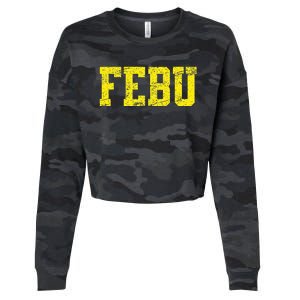 Febu Oregon Green Cropped Pullover Crew