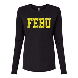 Febu Oregon Green Womens Cotton Relaxed Long Sleeve T-Shirt