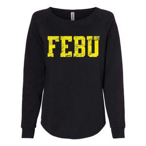 Febu Oregon Green Womens California Wash Sweatshirt