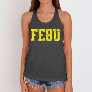 Febu Oregon Green Women's Knotted Racerback Tank