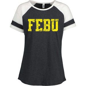 Febu Oregon Green Enza Ladies Jersey Colorblock Tee