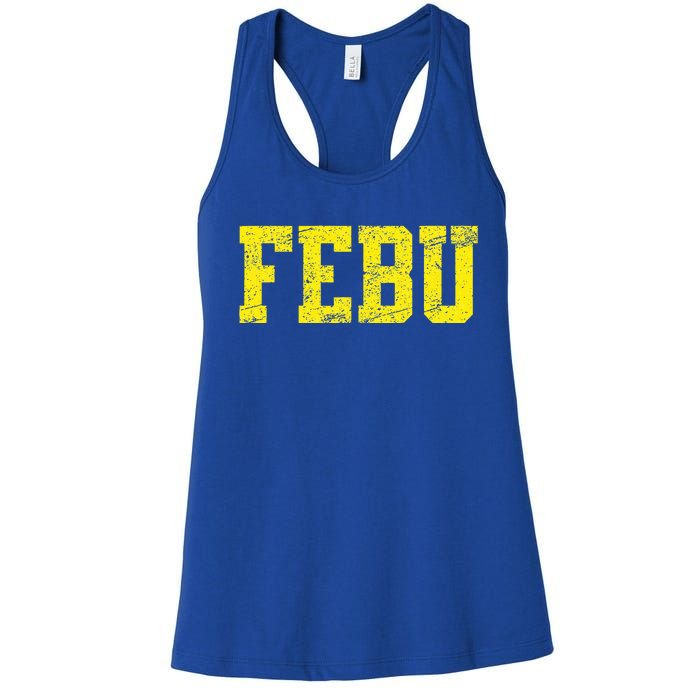 Febu Oregon Green Women's Racerback Tank