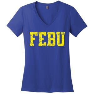 Febu Oregon Green Women's V-Neck T-Shirt