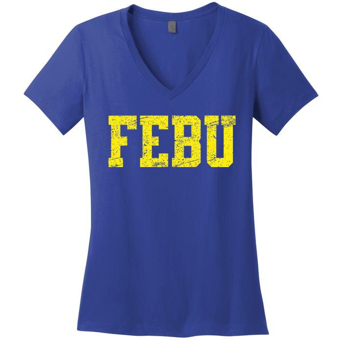 Febu Oregon Green Women's V-Neck T-Shirt