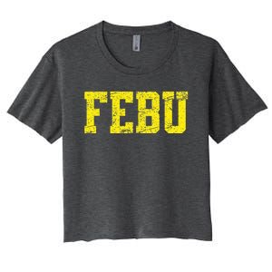 Febu Oregon Green Women's Crop Top Tee