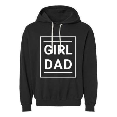 Father of Girl - Proud New Girl Dad - Classic Garment-Dyed Fleece Hoodie