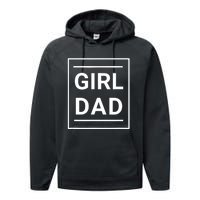 Father of Girl - Proud New Girl Dad - Classic Performance Fleece Hoodie