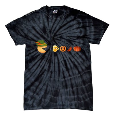 Funny Oktoberfest Gamer Beer Festival Gift Tie-Dye T-Shirt