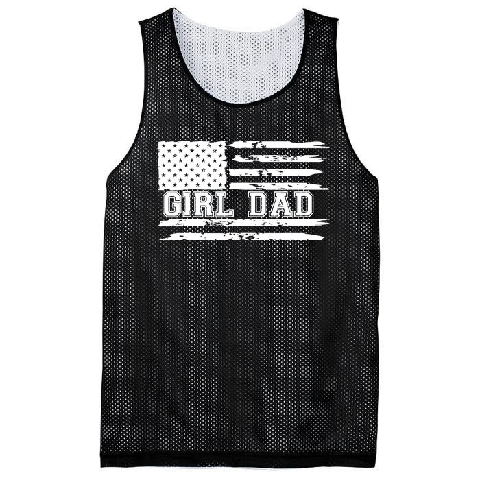 Father of Girl - Proud New Girl Dad - Fathers Day Gift Mesh Reversible Basketball Jersey Tank