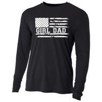 Father of Girl - Proud New Girl Dad - Fathers Day Gift Cooling Performance Long Sleeve Crew