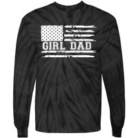 Father of Girl - Proud New Girl Dad - Fathers Day Gift Tie-Dye Long Sleeve Shirt