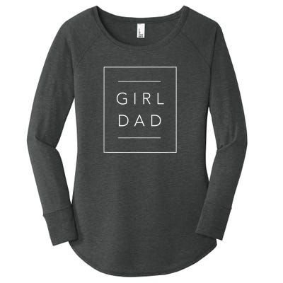 Father Of Girls Tee, Proud New Girl Dad Women's Perfect Tri Tunic Long Sleeve Shirt