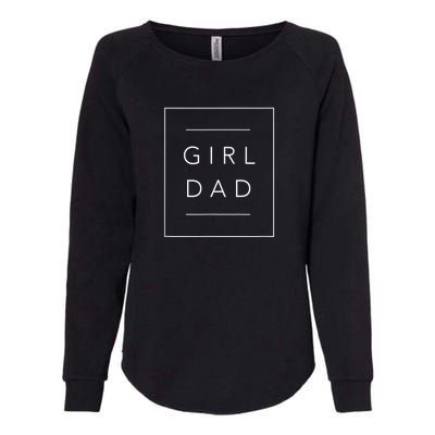 Father Of Girls Tee, Proud New Girl Dad Womens California Wash Sweatshirt