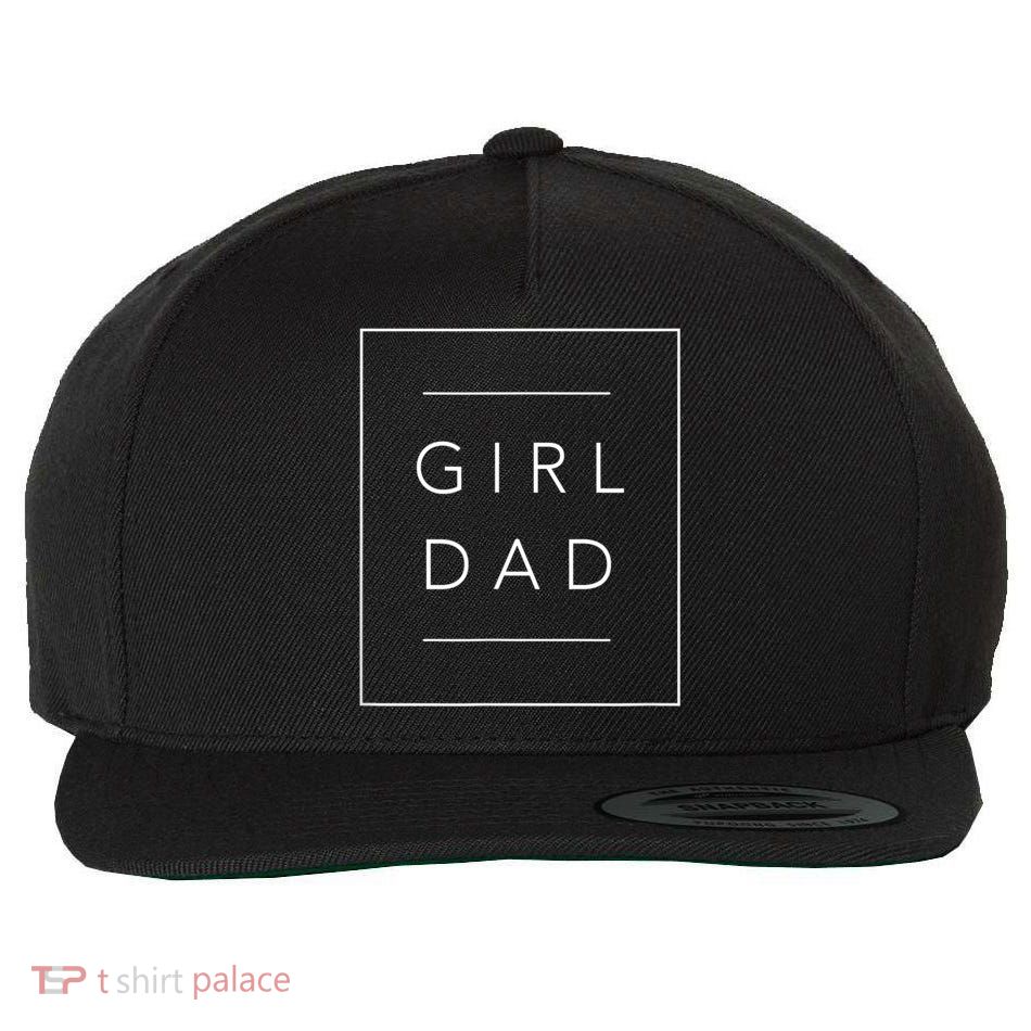 Father Of Girls Tee, Proud New Girl Dad Wool Snapback Cap