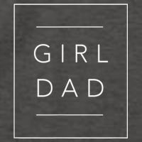 Father Of Girls Tee, Proud New Girl Dad Vector Backpack