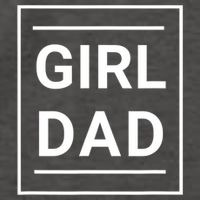 Father Of Girls Proud New Girl Dad Vector Backpack