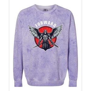 Forward Observations Group. Angel Of Death Skeleton. Fog Colorblast Crewneck Sweatshirt