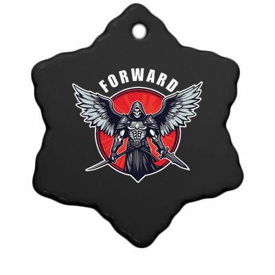 Forward Observations Group. Angel Of Death Skeleton. Fog Ceramic Star Ornament