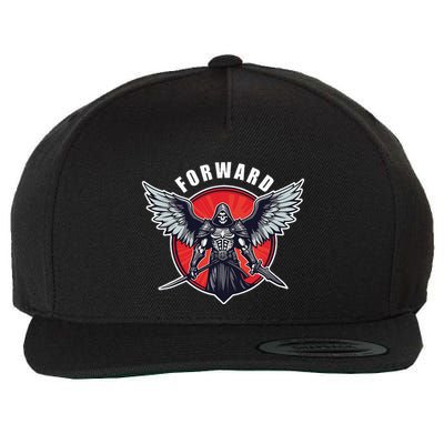 Forward Observations Group. Angel Of Death Skeleton. Fog Wool Snapback Cap