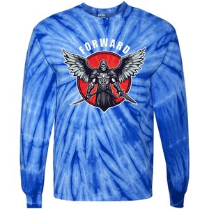 Forward Observations Group. Angel Of Death Skeleton. Fog Tie-Dye Long Sleeve Shirt