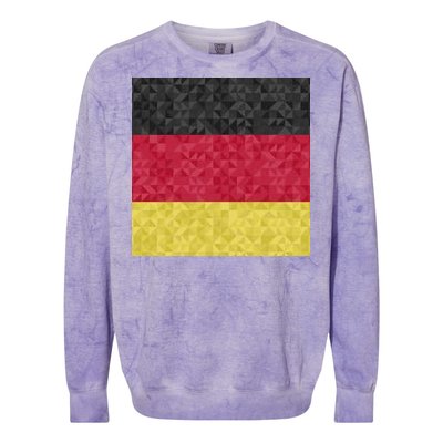 Flag Of Germany Colorblast Crewneck Sweatshirt