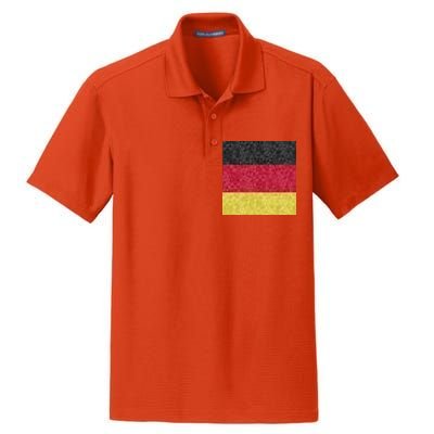 Flag Of Germany Dry Zone Grid Polo