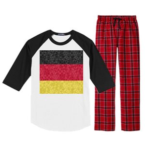 Flag Of Germany Raglan Sleeve Pajama Set