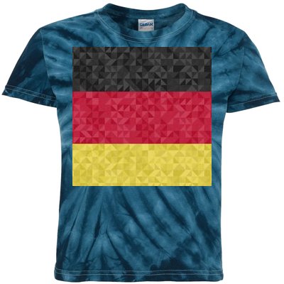 Flag Of Germany Kids Tie-Dye T-Shirt