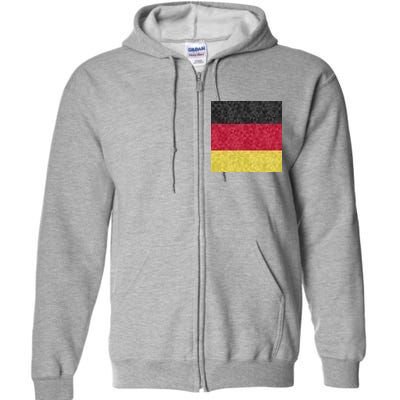 Flag Of Germany Full Zip Hoodie