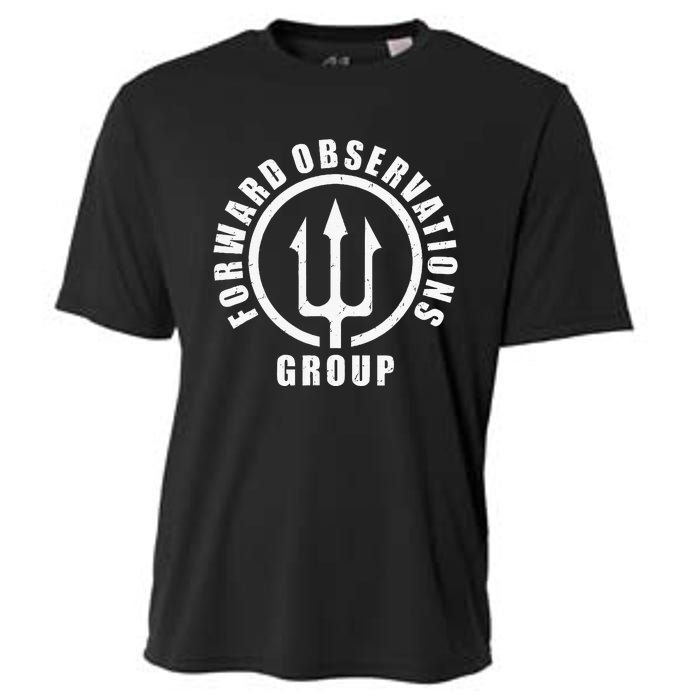 Forward Observations Group. Fog Trident Spear Cooling Performance Crew T-Shirt