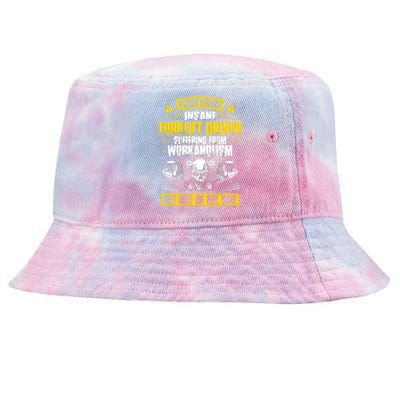 Forklift Operator Get Out Of My Way Forklift Driver Tie-Dyed Bucket Hat