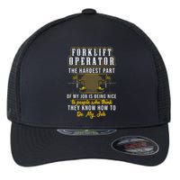 Forklift Operator Get Out Of My Way Forklift Driver Flexfit Unipanel Trucker Cap