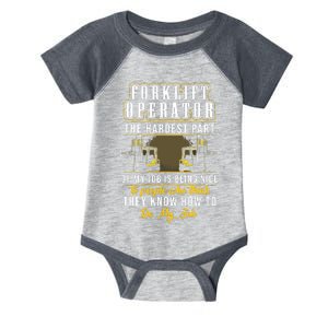 Forklift Operator Get Out Of My Way Forklift Driver Infant Baby Jersey Bodysuit