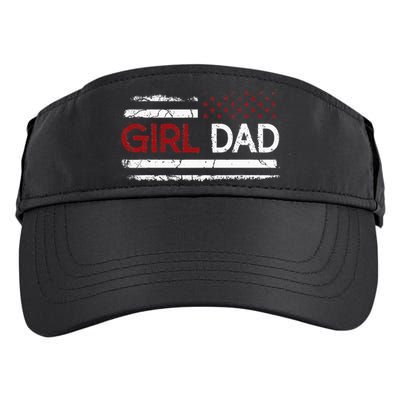Father Of Girls Proud New Girl Dad Daughter Gift For Dad Adult Drive Performance Visor