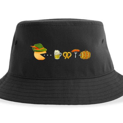 Funny Oktoberfest Gamer Beer Festival Sustainable Bucket Hat