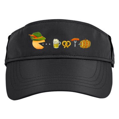 Funny Oktoberfest Gamer Beer Festival Adult Drive Performance Visor